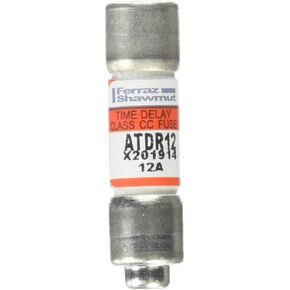 Mersen ATDR12 600V 12A Cc Time Delay Fuse, 10-Pack
