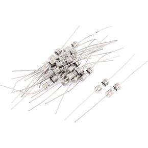 uxcell 250V 300mA Through Hole 3.6mm x 10mm Slow Blow Axial Fuse 20 Pcs