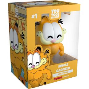 Youtooz Swole Garfield Vinyl Figure, 4.5" Youtooz Garfield Collectible, Highly Detailed Swole Garfield by Youtooz Garfield Collection
