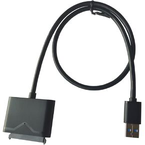 ChenGong - 58 سم USB 3.0 إلى SATA، 7+15 22Pin SATA III كابل محول القرص الصلب لـ 2.5 بوصة HDD وSSD in Kuwait