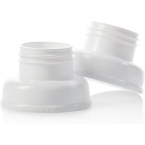 محول مضخة الثدي من إيفينفلو لتوازن زجاجة الأطفال ذات الرقبة العريضة (عبوة من قطعتين)، أبيض (5142112) in Kuwait