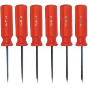 Malco A0 1/8 in. Scratch Awl with Regular Grip, 6-Pack