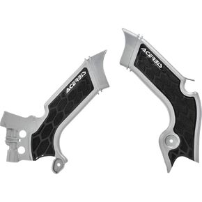 Acerbis X-Grip Frame Guard - Silver/Black (2742601015)