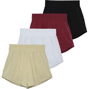 Real Essentials Ladies Active High Waisted 2.5" Short