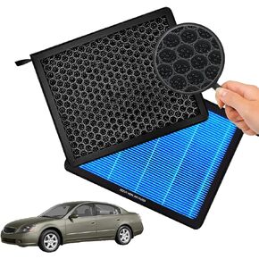 CF10140 Cabin Air Filter - Fits Infiniti FX35, FX45, G35 / Mitsubishi Eclipse, Lancer, Outlander, Altima, Maxima, Murano, Sentra, X-Trail | Honeycomb Structure, Durable, Activated Carbon (1 Pack)