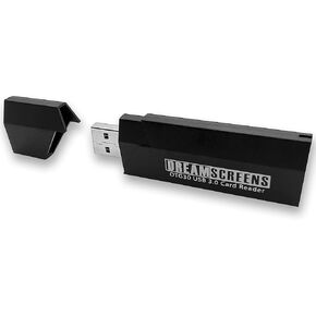 USB 3.0 SD & MicroSD Dual Card Reader Compatible with iPhones, Androids, and Computers (Black)