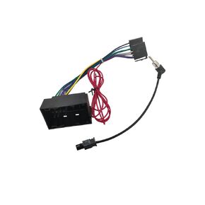 Car Radio Stereo DVD Wiring Harness Power Cable Wire Connector with Antenna Adapter fit for for Select 2013-2019 Dodge Ram Jeep Chrysler Fiat 500 Aftermarket Radio Nav Cable-No Factory Amp