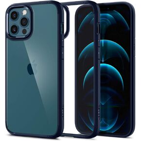 Spigen Ultra Hybrid [Anti-Yellowing PC Back] Designed for iPhone 12 Pro Max Case (2020) - Crystal Clear