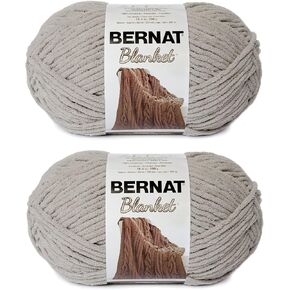 Bernat Blanket Big Ball Yarn (2-Pack) Pale Grey 161110-10046
