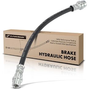 A-Premium Rear Passenger Inner Brake Hydraulic Hose Compatible with BMW Models - X5 2007-2018, X6 2008-2019 - Replace# 34306887452