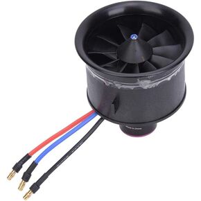 Life EDF 64mm 11-Blade Fan Propeller Tube with Brushless Motor for RC Remote Control Model Aircraft/Drone Accessories