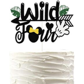 الباندا الوردي كعكة عيد ميلاد سعيد توبر، لطيف الباندا الخيزران حزب الديكور، الغابة الحيوان عيد ميلاد موضوع استحمام الطفل لوازم الديكور للبنين بنات أطفال. in Kuwait