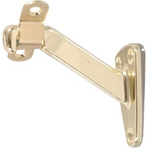The Hillman GroupThe Hillman Group 851182 Handrail Bracket - Heavy Duty - Brass Finish 1-Pack