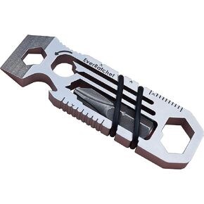 EverRatchet Clip Ratcheting Keychain Multitool (Titanium - Original)