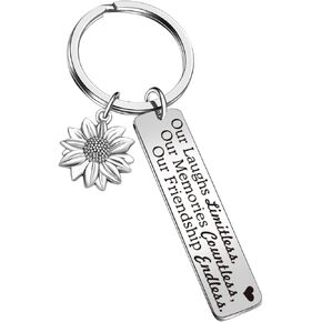 Friend Birthday Keychain For Sister Gift Bestie Jewelry Best Friend Jewelry Best Friend Wedding Keychain