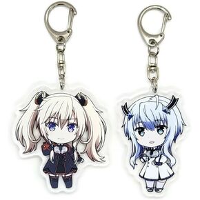 Inc. - Set of 2 Misfit Demon King Academy Acrylic Keychain Misha Necron, Sasha v1