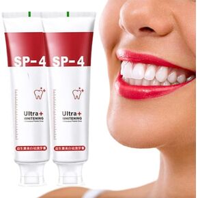 Sp-4 Toothpaste, Sp-4 Toothpaste,SP-4 Brightening Toothpaste Fresh Breat, Sp-4 Brightening & Stain Removing Toothpaste (2PCS)