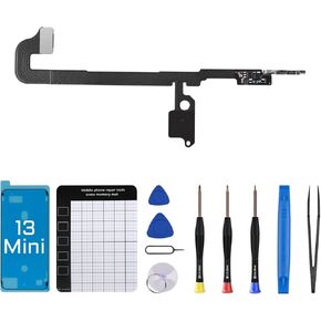 for iPhone 13 Mini Replacement Bluetooth Antenna Signal Flex Cable Part for iPhone 13Mini Bluetooth Wireless Connector Antenna with Fix Tool Kit Screwdrivers A2626 A2628 A2629 A2630 A2481