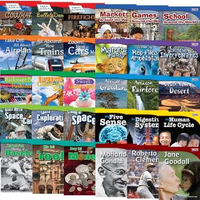 TIME FOR KIDS® مجموعة قراء النصوص المعلوماتية من الدرجة الثالثة المكونة من 30 كتابًا (TIME FOR KIDS® Nonfiction Readers)