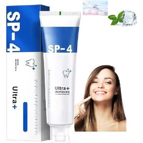 Sp-4 Probiotics Ultra Whitening Toothpaste, Stain Removing, Promotes Healthy Teeth and Gums Fresh Breath Tooth Decay Prevention.(blue)