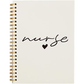 Nurse Gifts Hardcover College Spiral Notebook Journal for Work Notes,Nurse Appreciation Gifts,Nursing Student Graduation Gifts,Reading Journals for Nurse Friend 5.5x8.3