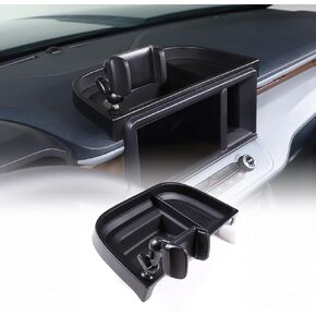 Dashboard Storage Box Fit for Ford Maverick 2022, ABS Dash Panel Tray Organizer, Dash Tray Phone Holder Mount with Storage Box, Dash Center Console Table Storage Tray (Type B)