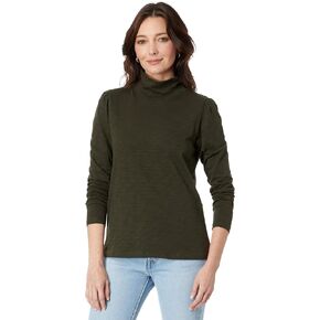 Lilla P Puff Sleeve Turtleneck