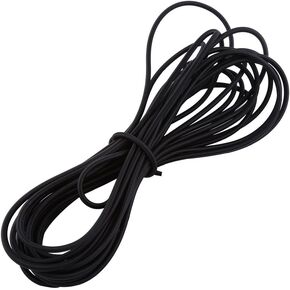 Elastic Cord,Polyester Heavy Stretch High Elasticity Knit Stretch Cord Round Elastic String Cord Bungee Rope Shock Cord Tie Down Rope for DIY Craft Jewelry Making (5mm 10M)