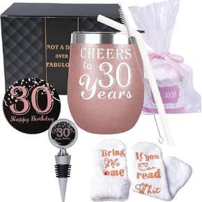 VeryMerryMakering 30th Birthday Gifts,30th Birthday Tumbler,30th Birthday Gifts for Women,Gifts for 30th Birthday Women,30th Birthday Decorations,Happy 30th Birthday Gift,30th Birthday Party Supplies