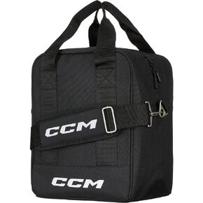 CCM Deluxe Hockey Puck Bag, Black - Holds up to 60 pucks