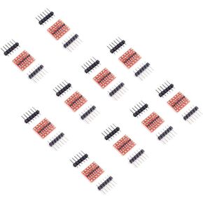 10Pcs 3.3V-5V 4 Channels Logic Level Converter Bi-Directional Shifter Module for Arduino (Pack of 10) CYT1076
