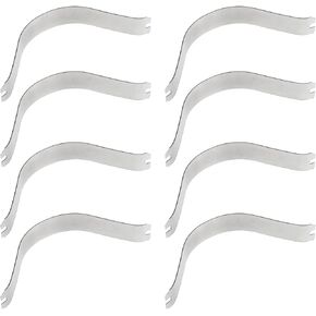 Haidong Stainless steel photo frame spring clip Photo frame spring retaining clip DIY photo frame tool picture frame spring clip is used for picture frame hanging -60PCS（85 * 9mm）