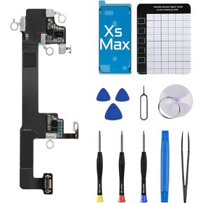 for iPhone Xs Max WiFi Wirless Signal Antenna Flex Cable Replacement for iPhone xsmax WLAN Diversity Antenna Part Screwdriver and Suction Cup 6.5 inch A1921 A2101 A2102 A2104