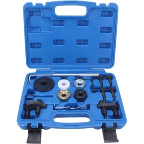 Engine Timing Tool Kit 22pcs Set Compatible with Audi VW VAG 1.8 2.0 TSI/TFSI EA888, with Additional VAS6341 Top Dead Center Indicator dial Gauge, T10170 Top Dead Center Indicator