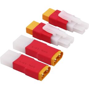4pcs Compatible with Big Ta-Miya to XT60 Male Female RC Connector Adapter(E27-4)