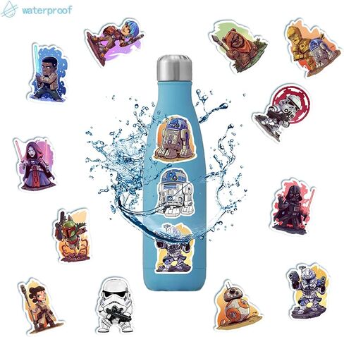 Star War Stickers Mandalorian Stickers 100pcs Star Wars Stickers for Laptop Water Bottle Car Motorcycle Bicycle Luggage Decal Graffiti Patches Skateboard Stickers for Kids Teens and Adults in Saudi Arabia