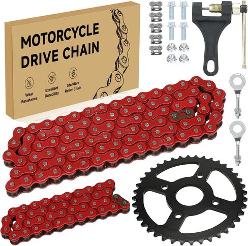 40/41/420 ضرس 40T سلسلة دراجة صغيرة 42 و 90 وصلات لكولمان BT200X CT200U CT200U-EX Baja TrailMaster Warrior Heat MB200 MB165 Predator 212cc 196cc 6.5hp 5.5hp Powersport أجزاء الدراجة الصغيرة in Kuwait