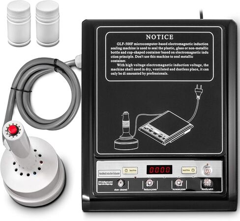 Bestequip Induction Sealer, 20mm-100mm 110V Induction Bottle Sealing Machine, Induction Sealing Machine, White Bottle Cap Sealing Machine for Bottles in Saudi Arabia