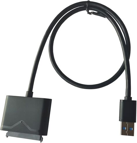 ChenGong - 58 سم USB 3.0 إلى SATA، 7+15 22Pin SATA III كابل محول القرص الصلب لـ 2.5 بوصة HDD وSSD in Kuwait