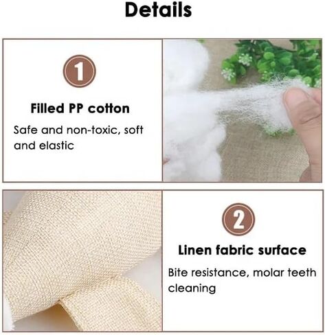 LL Goods - Top Indestructible Dog Toys: Brown Duck Plush Collection - Strong Toys for Aggressive Chewers, Long-Lasting Chews!, Grey in Saudi Arabia