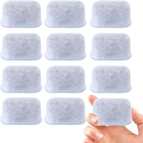 GeeRic 12 Pack Charcoal Water Filters Replacement Compatible with Cuisinart, Coffee Machine Coffee Filters in Kuwait