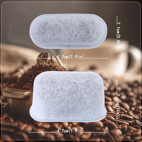 GeeRic 12 Pack Charcoal Water Filters Replacement Compatible with Cuisinart, Coffee Machine Coffee Filters in Kuwait