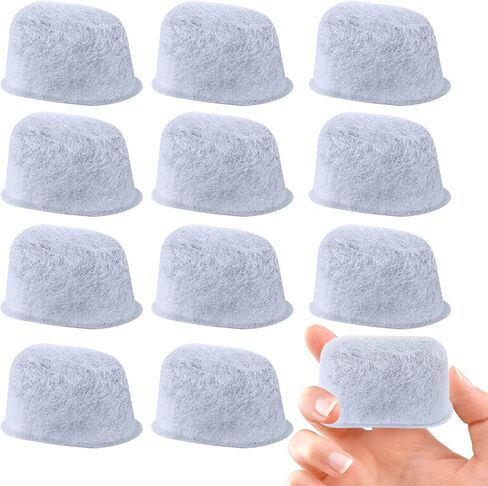 GeeRic 12 Pack Charcoal Water Filters Replacement Compatible with Cuisinart, Coffee Machine Coffee Filters in Kuwait