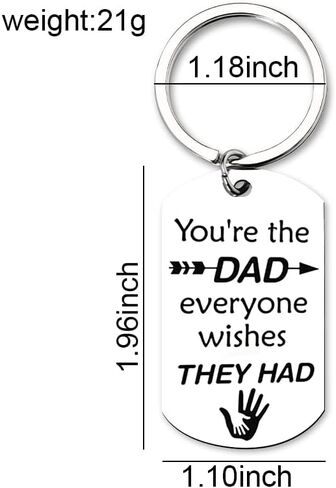 سلسلة مفاتيح هدايا عيد الأب للأب من ابنة الابن، أنت الأب الذي يتمنى الجميع أن يكون لديهم سلاسل مفاتيح للآباء هدايا عيد ميلاد الأب الأب من الأطفال هدايا عيد الميلاد للأب الأب in Kuwait