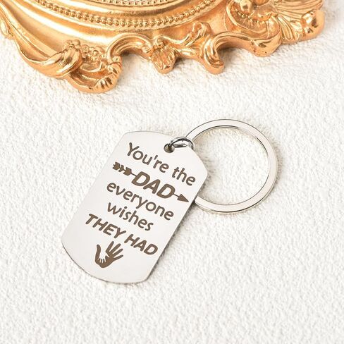 سلسلة مفاتيح هدايا عيد الأب للأب من ابنة الابن، أنت الأب الذي يتمنى الجميع أن يكون لديهم سلاسل مفاتيح للآباء هدايا عيد ميلاد الأب الأب من الأطفال هدايا عيد الميلاد للأب الأب in Kuwait