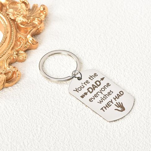 سلسلة مفاتيح هدايا عيد الأب للأب من ابنة الابن، أنت الأب الذي يتمنى الجميع أن يكون لديهم سلاسل مفاتيح للآباء هدايا عيد ميلاد الأب الأب من الأطفال هدايا عيد الميلاد للأب الأب in Kuwait