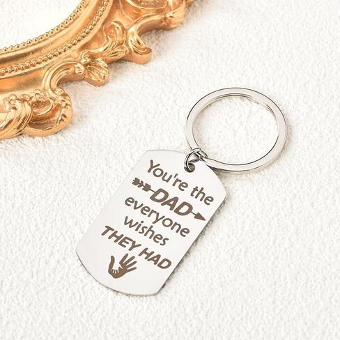 سلسلة مفاتيح هدايا عيد الأب للأب من ابنة الابن، أنت الأب الذي يتمنى الجميع أن يكون لديهم سلاسل مفاتيح للآباء هدايا عيد ميلاد الأب الأب من الأطفال هدايا عيد الميلاد للأب الأب in Kuwait