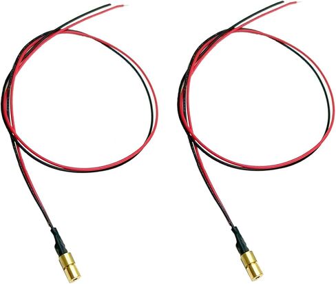 650nm red line 4mm Mini laser module Industrial Laser Group Module adjustable focal length(4mm)(2pack) in Saudi Arabia