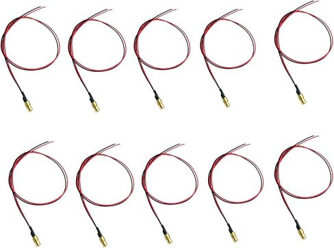 650nm red line 4mm Mini laser module Industrial Laser Group Module adjustable focal length(4mm)(2pack) in Saudi Arabia