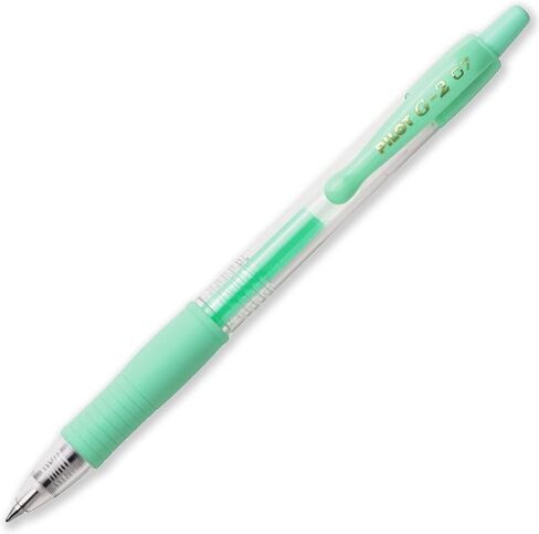 Pilot G-2 Retractable Gel Ink Rollerball Pens - 0.7mm Nib Tip - Wallet Set of 6 - Blue Green Tones in Saudi Arabia